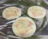 餃子の皮でハムチーマヨ焼き☆作り方2写真