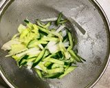 隙間埋洋風きな粉甘味噌ポン酢彩サラダ作り方4写真