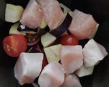 鶏胸茄子トマトの旨塩レモンマリネ作り方4写真