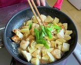 筍と鶏肉の中華風炒め物作り方10写真