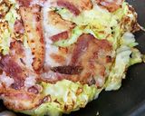 米粉のお好み焼き 豚玉作り方6写真