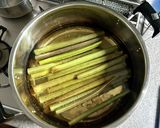 フキとホタルイカの煮物作り方5写真