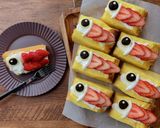 鯉のぼりケーキ　シフォンサンド作り方7写真