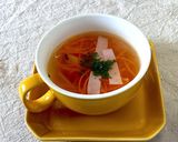 人参だらけのコンソメスープ作り方6写真
