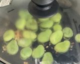 そら豆ペペロンチーノ　お弁当のすき間にも作り方3写真