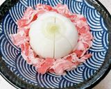 某豚丼風♪新玉ねぎの簡単レンジ蒸し作り方3写真