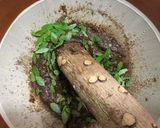 山椒の葉入り❤️えごま味噌作り方5写真