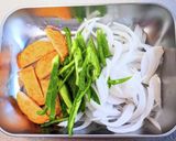 さつま揚げのナポリタン作り方1写真