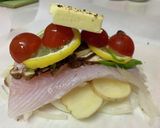 白身魚の紙包み焼きレモンバターソース作り方3写真