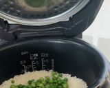 バター香るグリーンピースの炊飯器ピラフ　作り方3写真