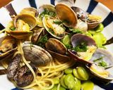 あさりとそら豆のボンゴレパスタ作り方9写真