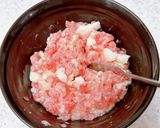 まぐろのすき身とたたき長芋の塩麹和え作り方4写真