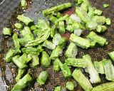 冷凍野菜活用●いんげんチャーハン作り方1写真