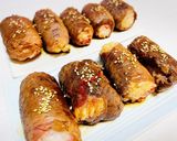 紅生姜がポイント！肉巻きおにぎり作り方7写真