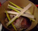 【絶品】鯛の酒蒸し『ゴマ葱ソース』作り方2写真