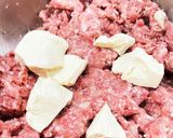 新玉ねぎの肉詰めハンバーグ♡作り方4写真