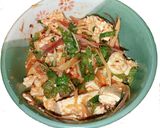 ☆簡単！豚肉と豆腐のごま和えサラダ丼☆作り方6写真