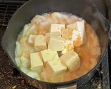 簡単・エビでカレー味の麻婆丼風作り方5写真