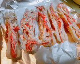 簡単美味しい♡ちくわのカニカマチーズ焼き作り方3写真