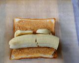 クッキングシートで巻く！バナナロールパン作り方2写真