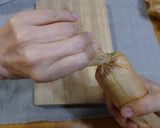 クッキングシートで巻く！バナナロールパン作り方6写真