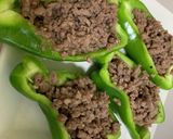 生ピーマン肉詰め〜梅シーザードレッシング作り方5写真