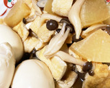 大根とお揚げの煮物、ゆで卵と作り方8写真