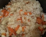 ベジブロスを使ったかんたん炊き込みご飯作り方5写真