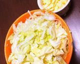 大阪で食べて真似てみたチーズお好み焼き作り方2写真