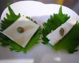 ☆　鶏ハムの柚子胡椒チーズカナッペ　☆作り方1写真