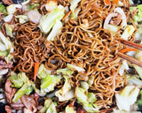 焼きそばの次の日の定番オムそば弁当☆作り方2写真