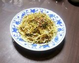 明太からし高菜としらすのパスタ作り方7写真