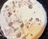 ツナとキノコのレモンクリームパスタ作り方4写真