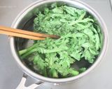 春菊のごま和え作り方5写真