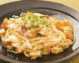 ほうれん草とベーコンのクリームパスタ作り方8写真