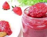 【vegan・砂糖なし】いちご甘酒プリン作り方12写真