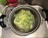 キャベツとツナのからし醤油和え作り方5写真
