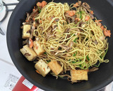 鮭と舞茸のピリ辛焼きそば作り方3写真