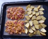 豚肉のコーンフレーク焼き(ポテト添え)作り方6写真