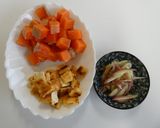 ゴーヤとサーモンの梅肉あえ作り方4写真