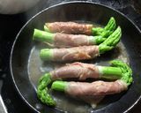 グリーンアスパラのベーコン巻き作り方2写真