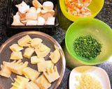 エリンギと筍のガーリックバター作り方1写真