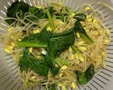 豆もやしとほうれん草のナムル！作り方3写真
