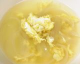 玉ねぎの中華スープ、かき玉汁作り方5写真