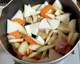 ごぼうと大根のカレー作り方3写真