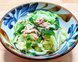 春キャベツと豆苗とツナのサラダ作り方8写真