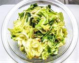 春キャベツと豆苗とツナのサラダ作り方7写真