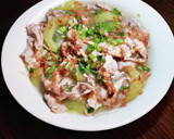 白瓜と豚肉の和風あんかけ煮作り方5写真