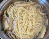 たっぷりタケノコのペペロンチーノ作り方11写真