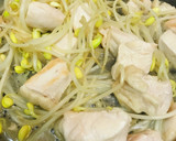 あっさり和風●鶏肉とモヤシの白だし炒め作り方3写真